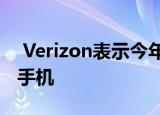  verizon表示今年它将完全致力于google的手机