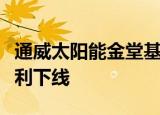 通威太阳能金堂基地二期项目第一片电池片顺利下线